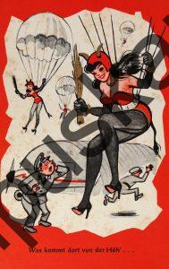 Krampus Teufel Devil Ansichtskarte Grußkarte Krampuskarte Austria 哈施塔特 picture postcard 魔鬼 奥地利 erotic xxx
