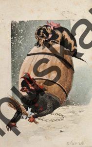 Krampus mit Hund