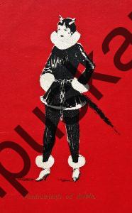 Krampus Teufel Devil Ansichtskarte Grußkarte Krampuskarte Austria 哈施塔特 picture postcard 魔鬼 奥地利